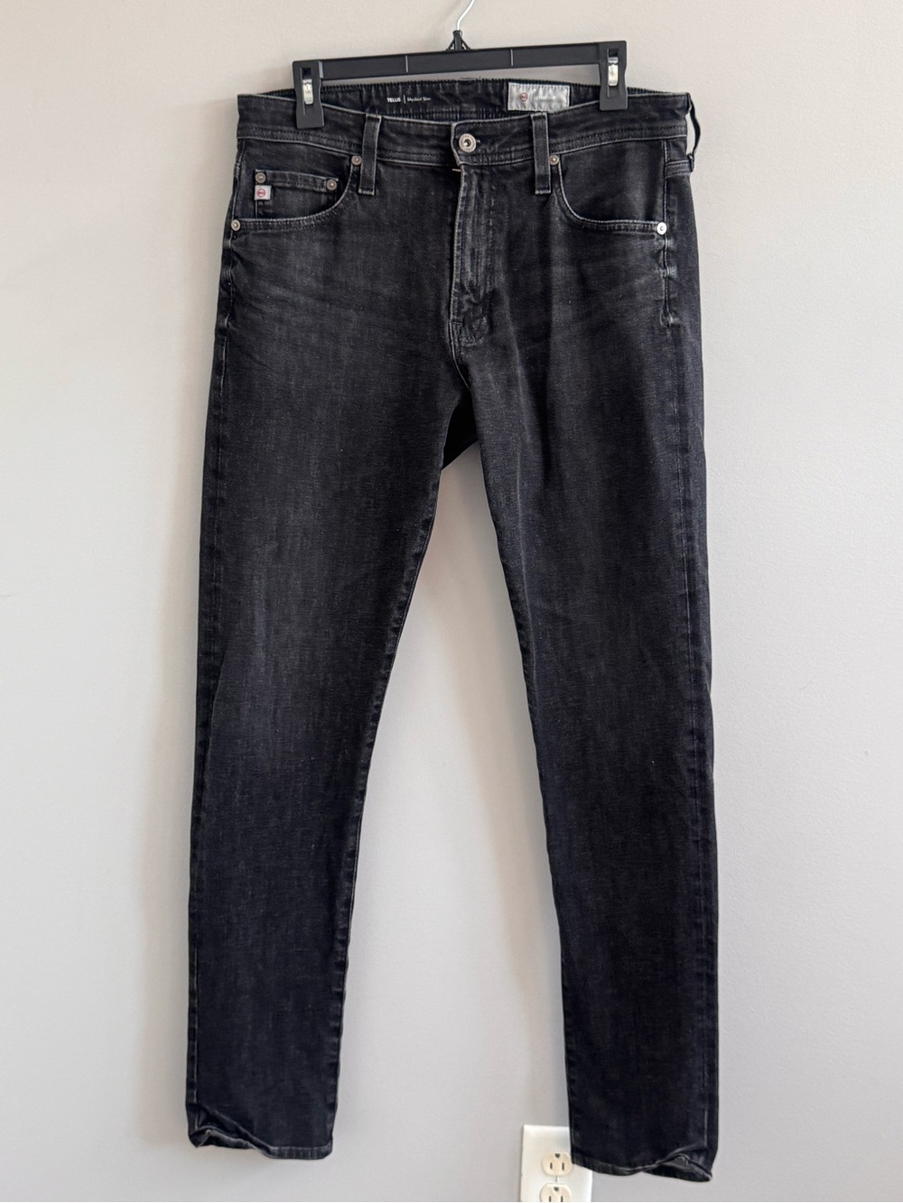 AG Jeans Tellis Modern Slim Men’s 32x34 Black Stretch Denim Jeans